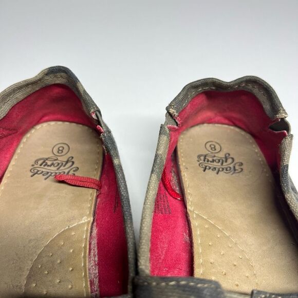 Faded glory Shoes Womens Sz 8 Camo Flats Comfort Slip On Casual - Picture 4 of 9